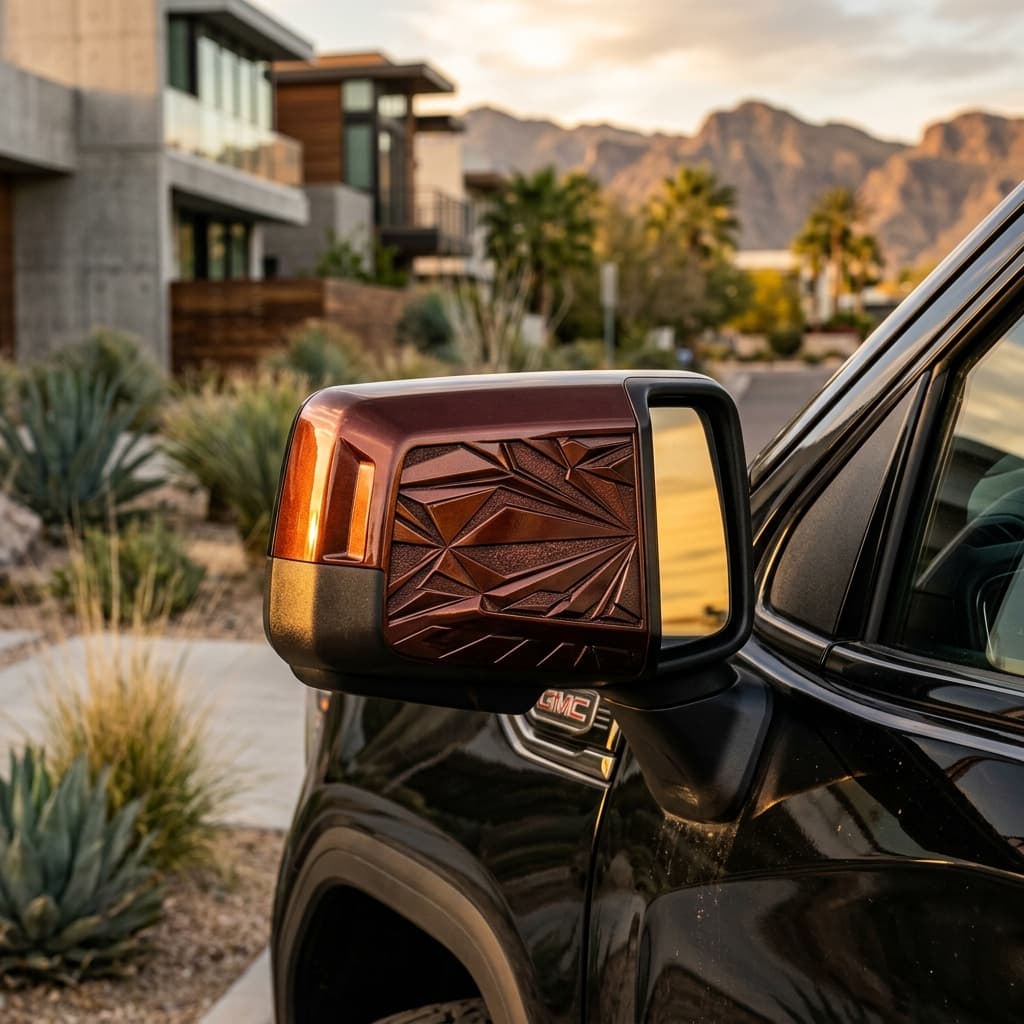 Crimson Forge Sierra - Custom Engraved GMC build