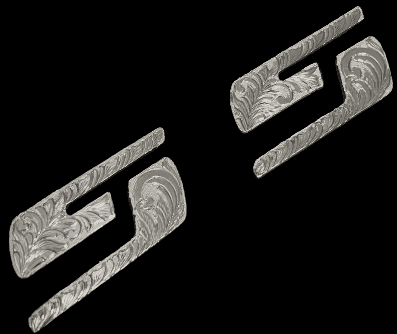 Premium Custom Engraved SS Badge emblem billet - Hand-Etched Automotive Art by Engraving Nation