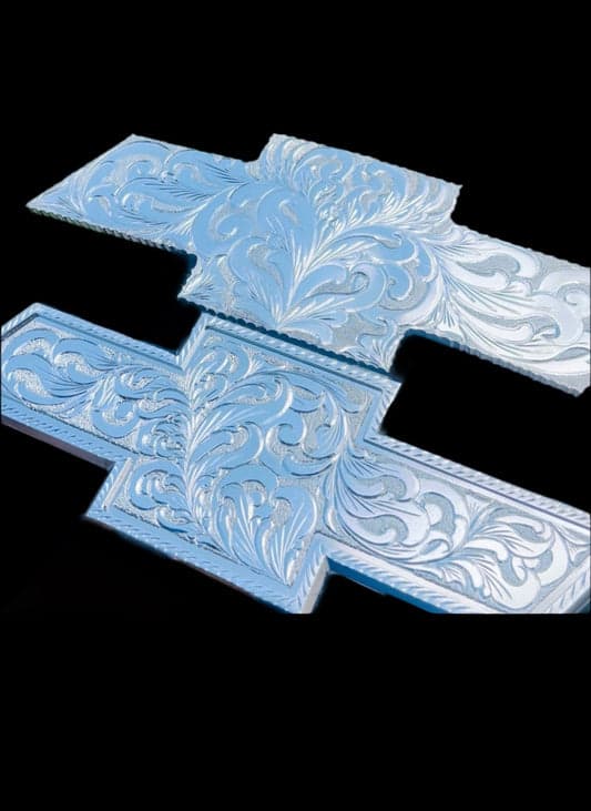 Premium Custom Engraved Chevy Silverado for all models – and years FRONT AND BACK - Hand-Etched Automotive Art by Engraving Nation