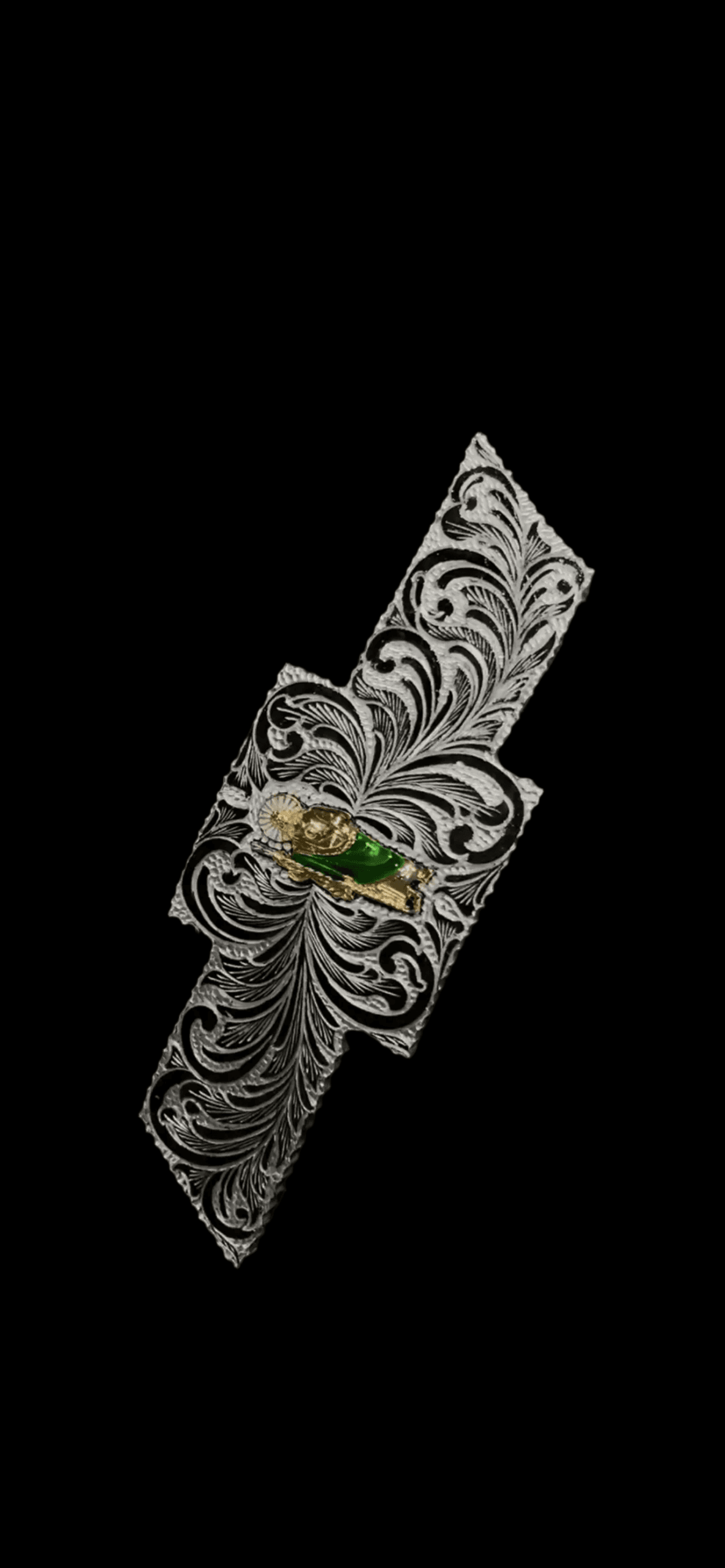 Premium Custom Engraved San Judas Chevy emblem - Hand-Etched Automotive Art by Engraving Nation